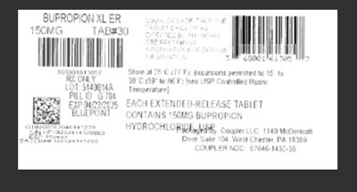 Label (Bupropion Er Xl 150mg)